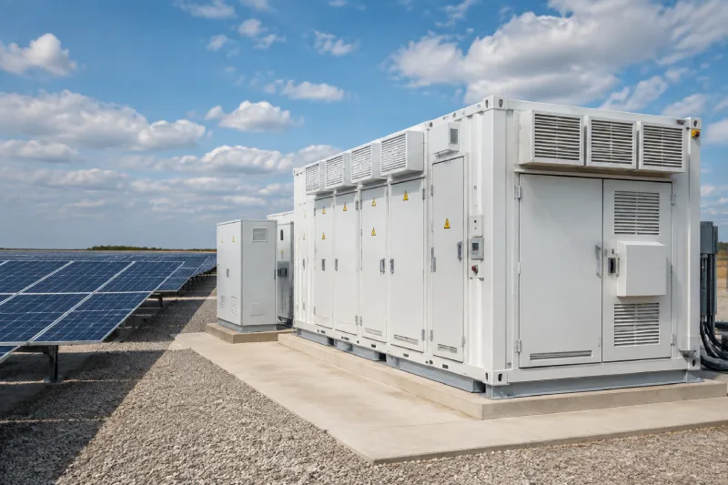 Energia solar, BESS e infraestrutura